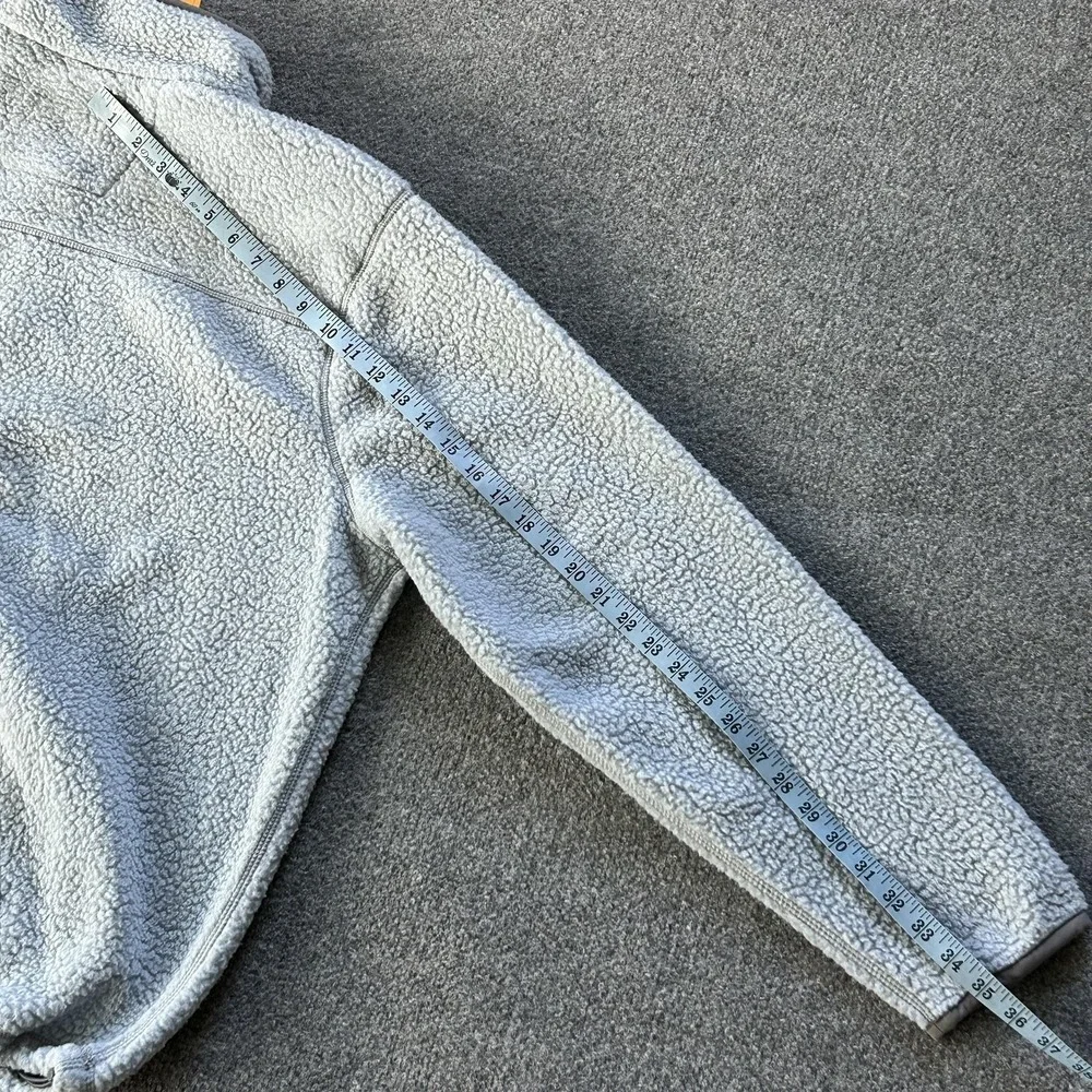 Carhartt Sweater Mens XL Blue Grey Fleece Pullover Relaxed Fit Front Pocket - Picture 8 of 10